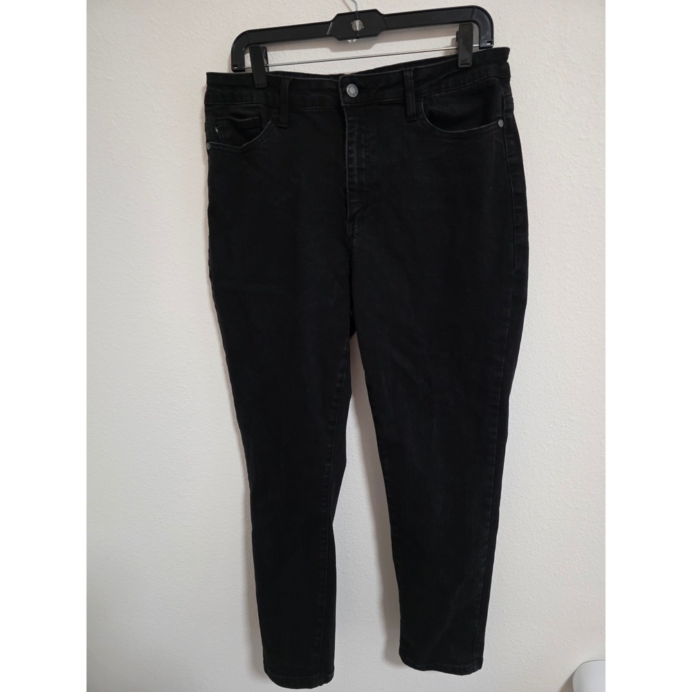 Judy Blue Los Angeles Black Denim Boyfriend Fit Jeans Size‎ 15